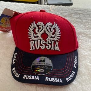 Russia ball cap.